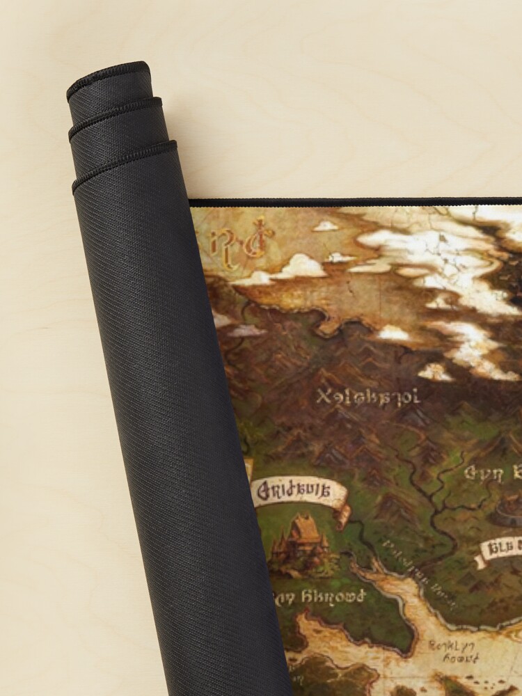 Eorzea World Map Mouse Pad - Image 2