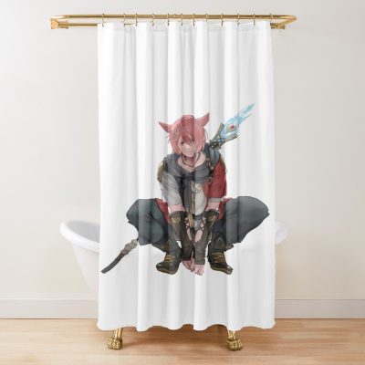 G'raha Tia Character Art Shower Curtain