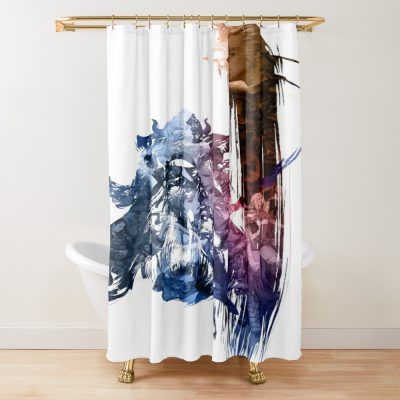 Final Fantasy Xii Zodiac Age Artwork Shower Curtain