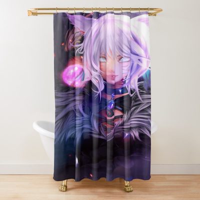 Y'shtola Mystic Portrait Shower Curtain