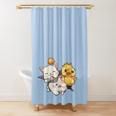 Tiny But Mighty Companions Shower Curtain