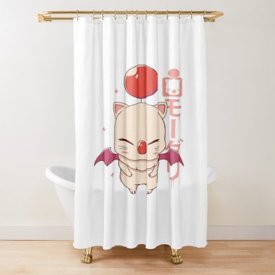 Moogle Kupo Classic Design Shower Curtain