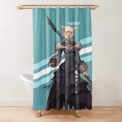Y'shtola Sorceress Design Shower Curtain