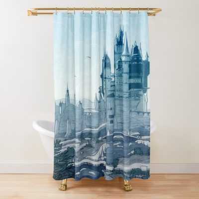 Limsa Lominsa Cityscape Shower Curtain