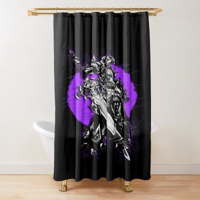 Dark Knight Warrior Spirit Shower Curtain