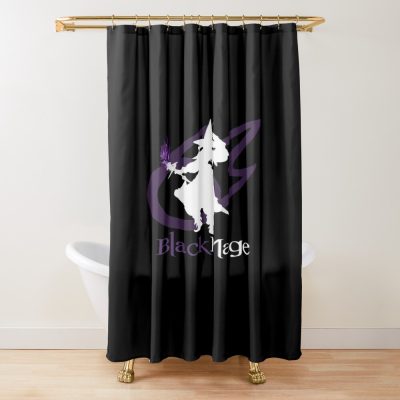 Black Mage Arcane Design Shower Curtain