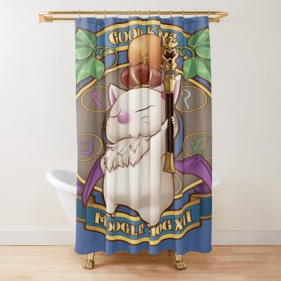 Moogle King Royal Design Shower Curtain