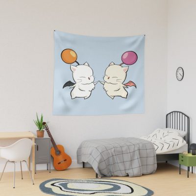 Moogles Cute Gathering Tapestry