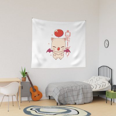 Moogle Kupo Cute Design Tapestry