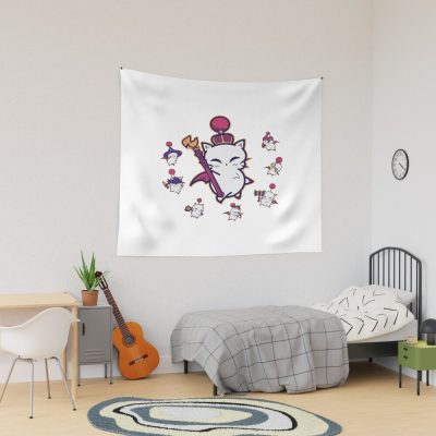 Moogle King Regal Artwork Tapestry