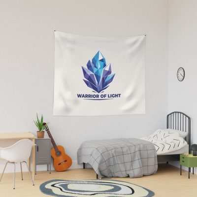 Warrior Of Light Heroic Design Tapestry