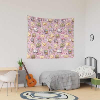 Fantasy Characters Colorful Cast Tapestry