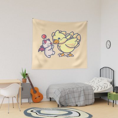Ffxiv Moogle And Chocobo Tapestry