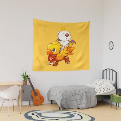 Chocobo And Moogle Adventure Tapestry