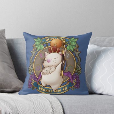 Moogle King Royal Design Throw Pillow