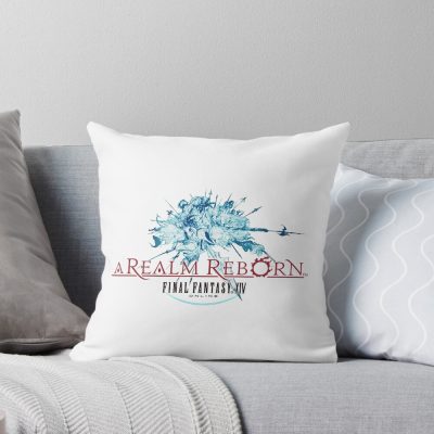 Final Fantasy Xiv A Realm Reborn Throw Pillow