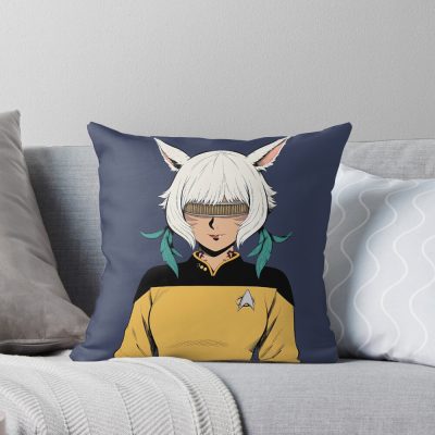 Ffxiv Y'shtola Laforge Crossover Throw Pillow