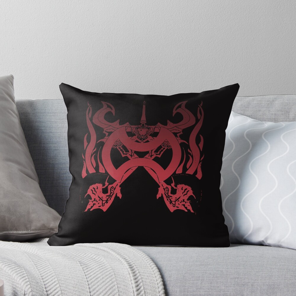 Ffxiv Warrior Job Emblem Throw Pillow