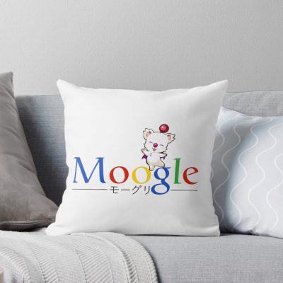 Moogle Charming Portrait Throw Pillow
