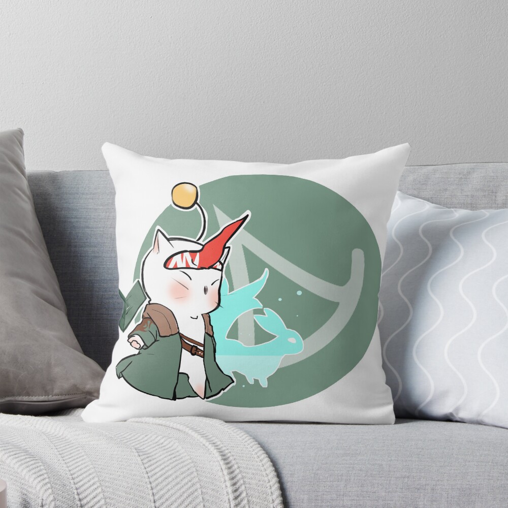 Summoner Moogle Edition Throw Pillow
