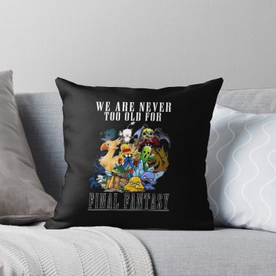 Yellow Chocobo Triple Design Throw Pillow