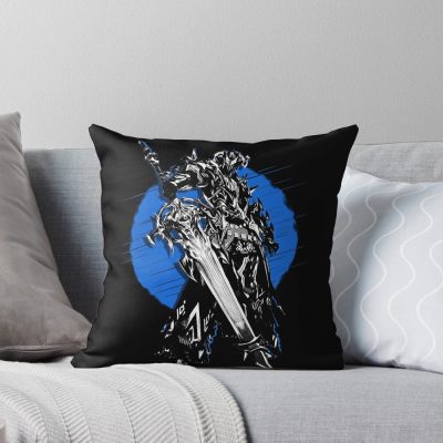 Dark Knight Warrior Spirit Throw Pillow
