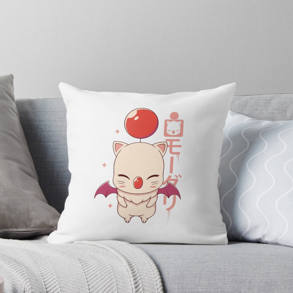 Moogle Kupo Cute Design Throw Pillow