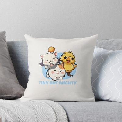 Tiny But Mighty Companions Throw Pillow