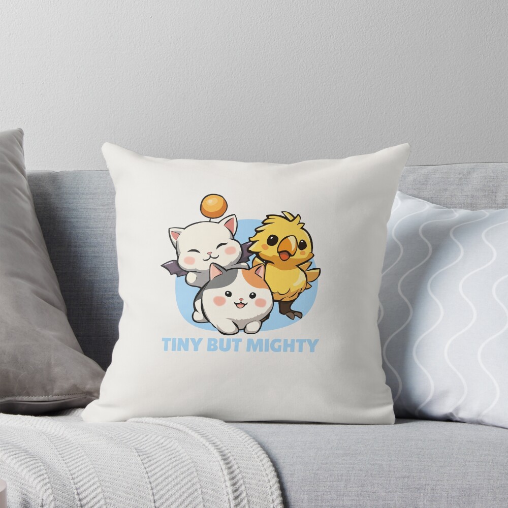 Tiny But Mighty Companions Throw Pillow