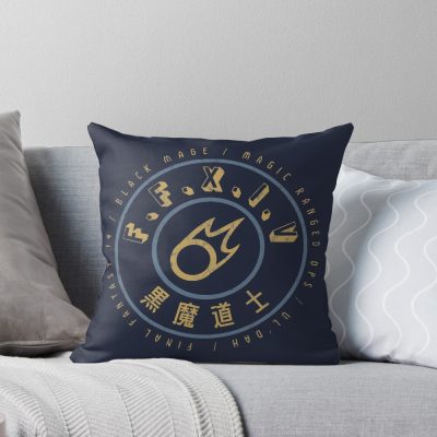 Final Fantasy Xiv Black Mage Throw Pillow