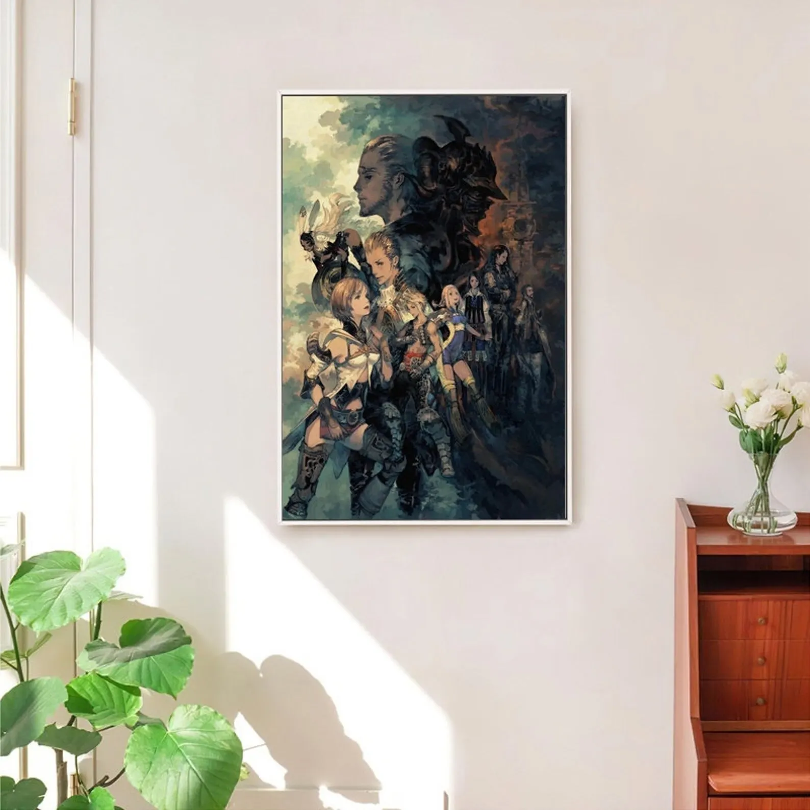 FFXIV Warrior of Darkness & Scions Shadowbringers Wall Art